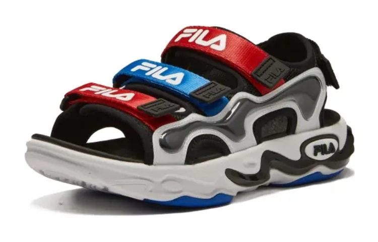 FILA KIDS Детские сандалии с удобной амортизацией и дышащим эффектом Black Fire Red — фото 3