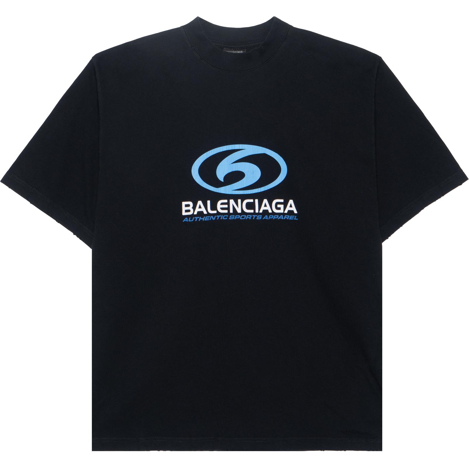 Balenciaga Футболка Loose Fit мужская black — фото 3