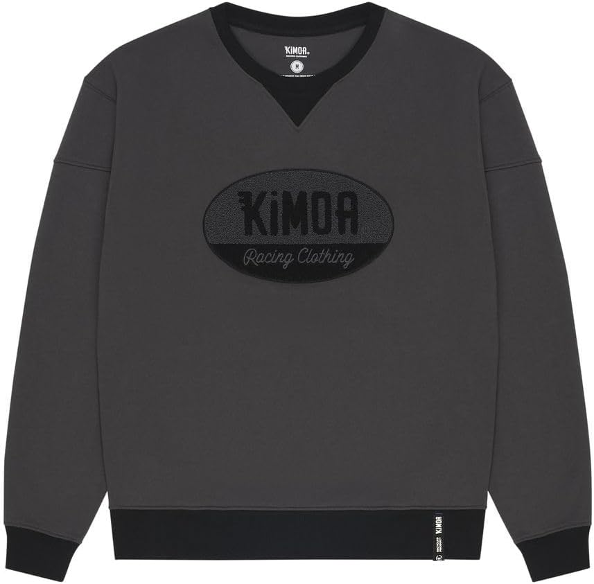 

Толстовка Kimoor Large Patch Racing Kimoa, темно-серый/черный