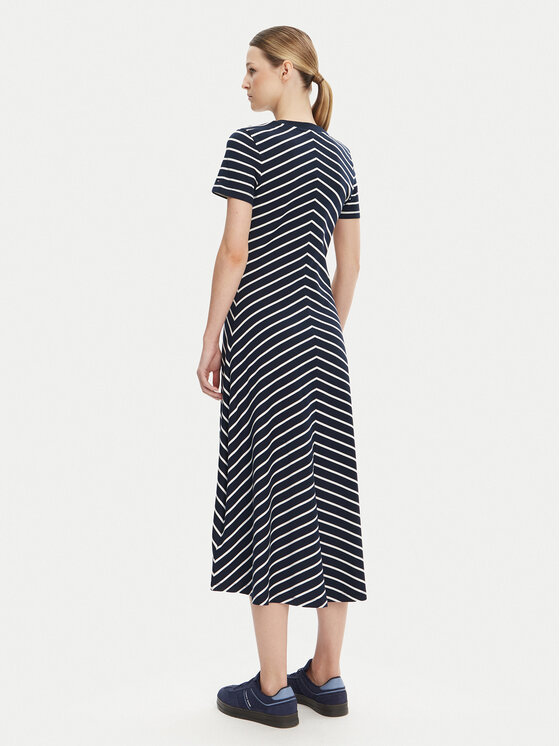 Платье на каждый день стандартный крой WW0WW44547 Tommy Hilfiger, синий — фото 3