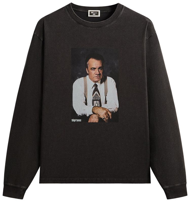 

Футболка с длинным рукавом Kith For The Sopranos Paulie Vintage, черная