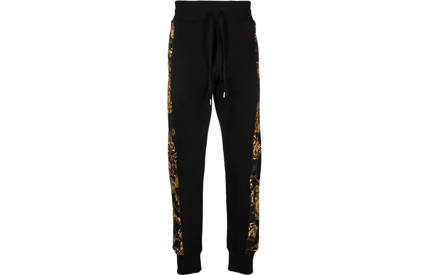 

VERSACE JEANS COUTURE Повседневные брюки FW21 мужские black