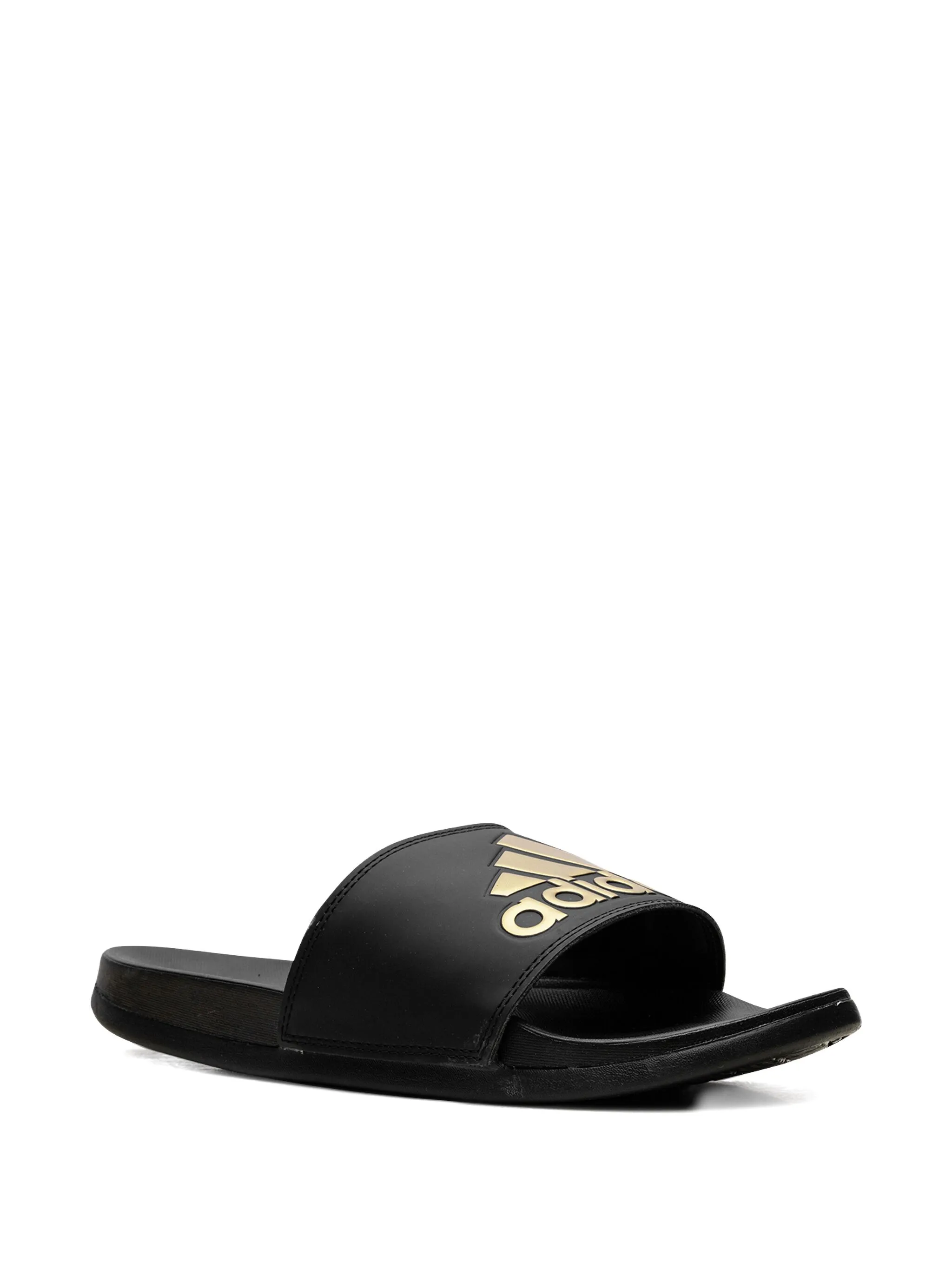 Шлепанцы Adilette Comfort Core Metallic Adidas, черный — фото 4