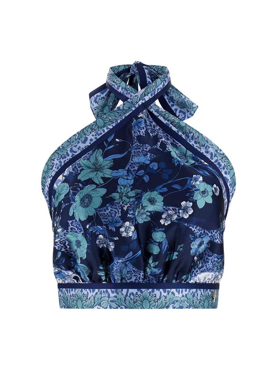 

Топ GUESS, синий/темно-синий/пастельно-голубой