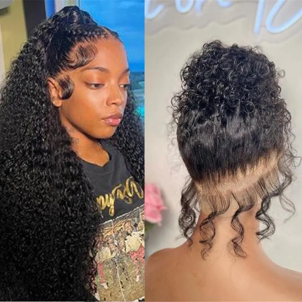 Парик «360 Full Lace Front» из натуральных волос с глубокой волной 76 см Yuhanxinheshe, 30" — фото 3
