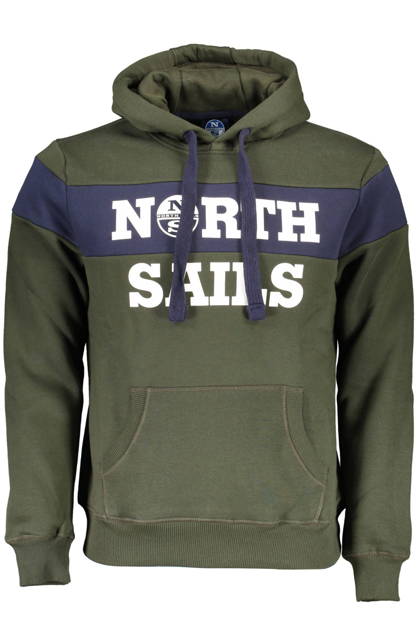 

Зеленый хлопковый мужской свитер North Sails