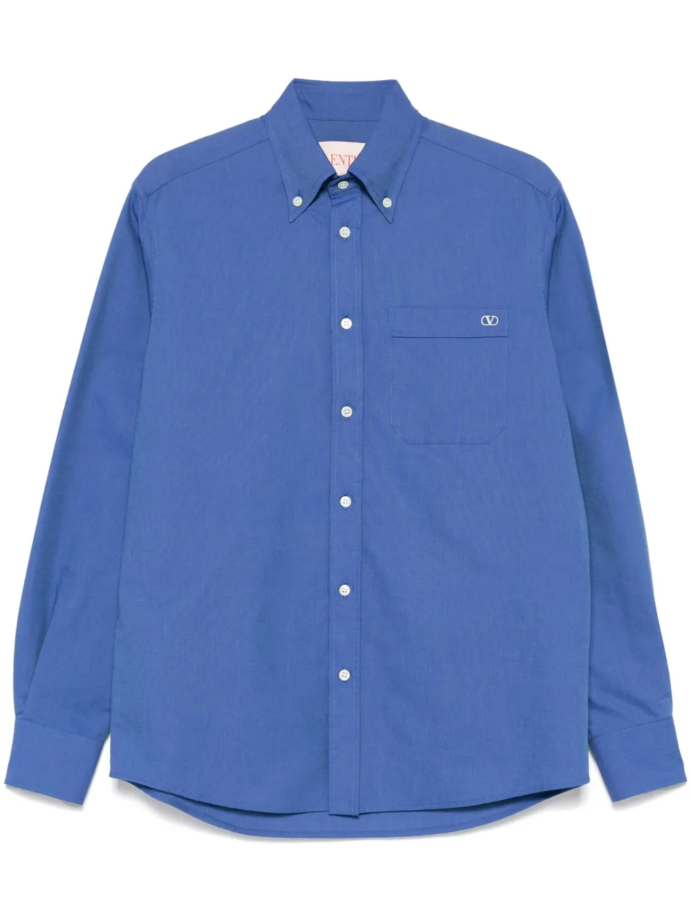 

Рубашка с вышитым логотипом VLogo Signature VALENTINO GARAVANI, синий