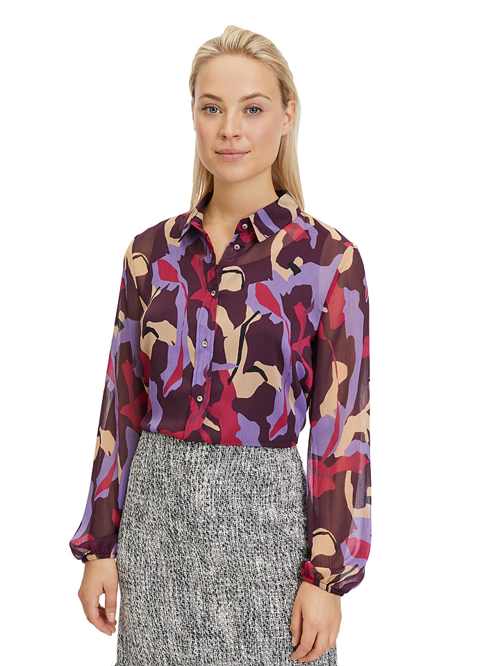 

Блуза Betty Barclay Bluse, цвет Aubergine/Lila/Beige