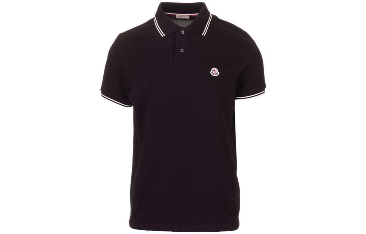 

Футболка поло Moncler, черная