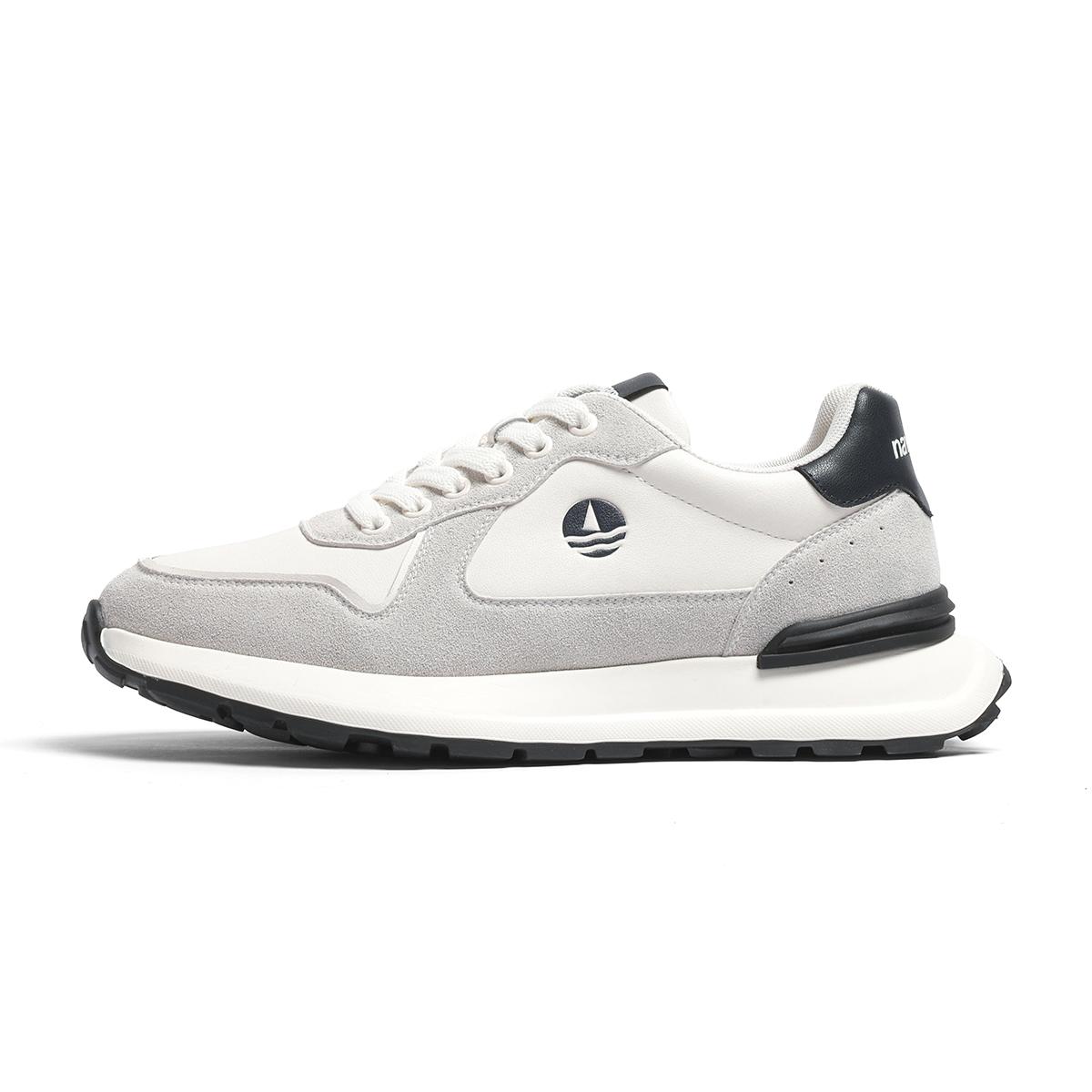 

NAVIGARE Итальянская версия мужских легких кед с противоскользящей и износостойкой подошвой на парусной лодке белые, цвет White