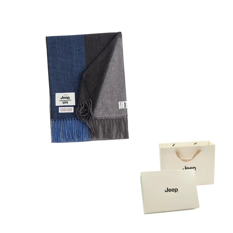 

Шарф из полиэстера Unisex Jeep, синий