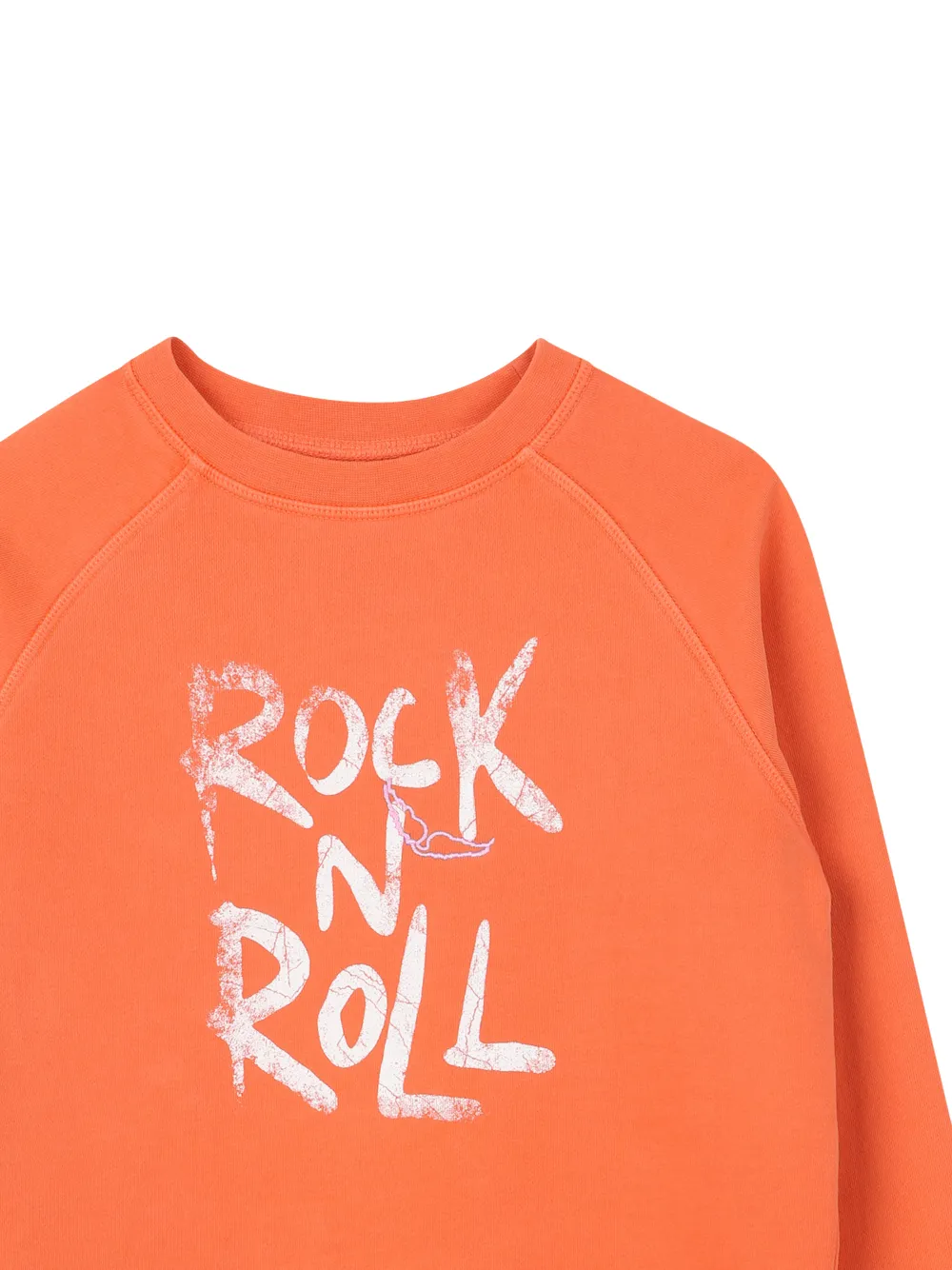 Толстовка с графичным принтом Zadig & Voltaire Kids, оранжевый — фото 3