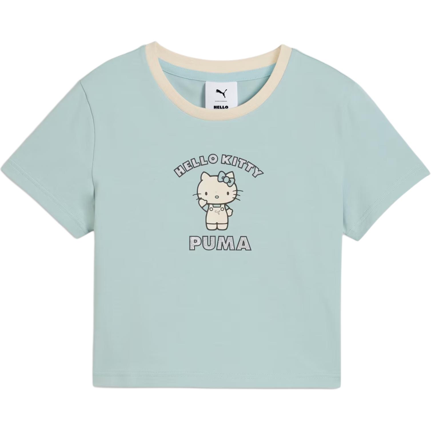 

Футболка Женская X Hello Kitty PUMA, modern mint зеленый