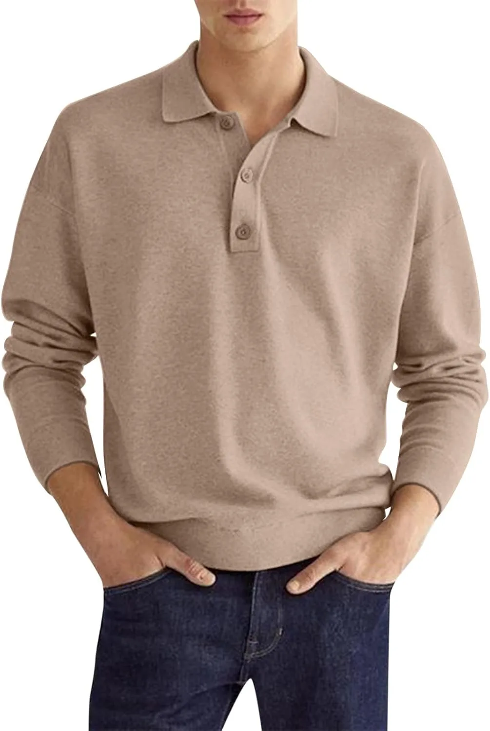 

Поло для мужчин с пуговицами