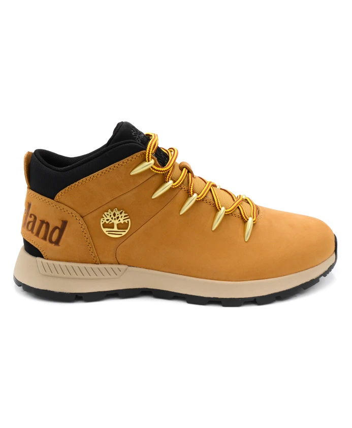 Кожаные ботинки на шнуровке Timberland, желтый
