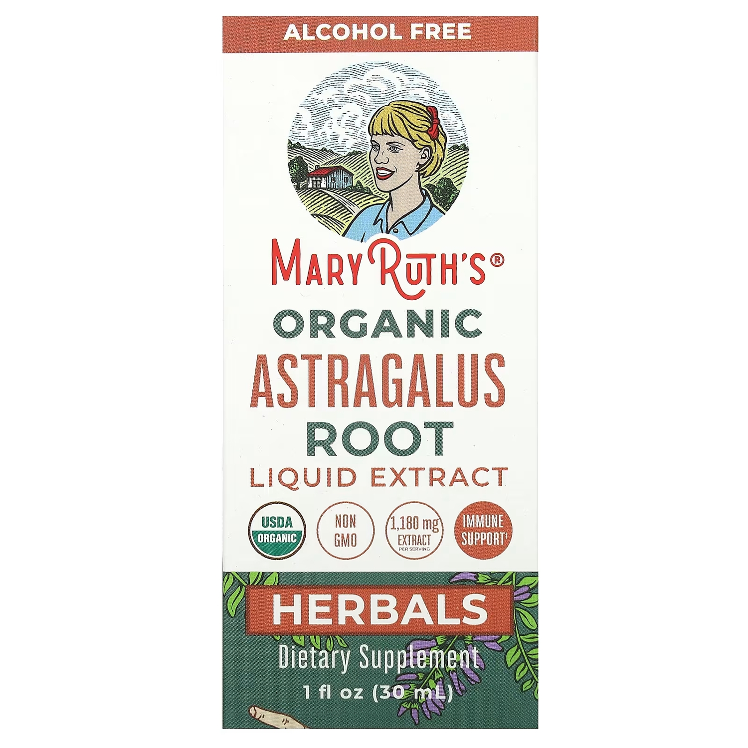 

Экстракт MaryRuth's Organic Astragalus Root 1180 мг