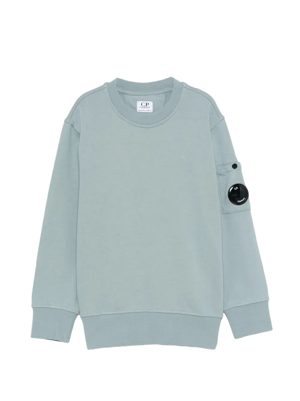 Толстовка с накладными карманами C.P. Company Kids, синий