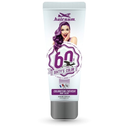 

Крем-краска Violet Sixty's 60 мл - фиолетовый, Hairgum