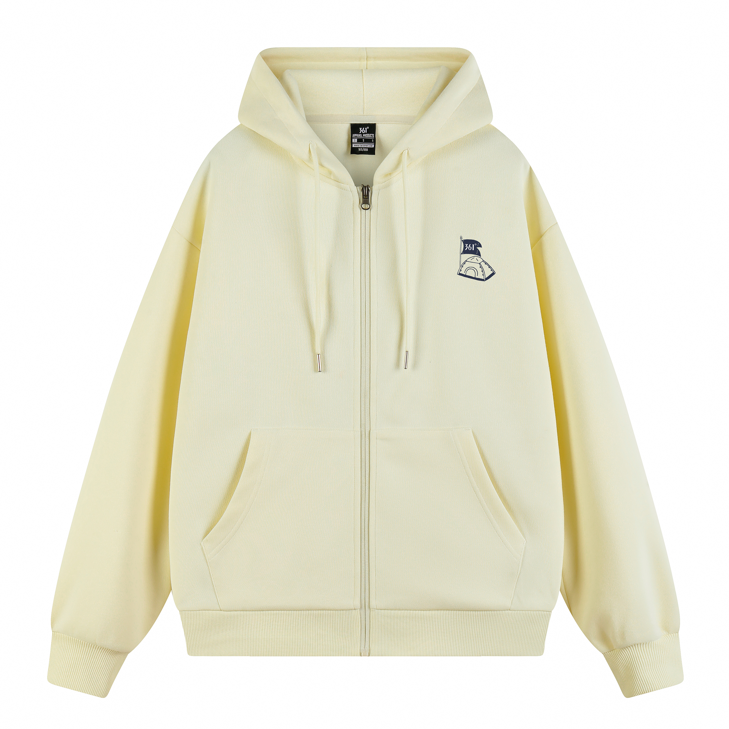 

Кардиган с капюшоном унисекс 361°, кремовый белый