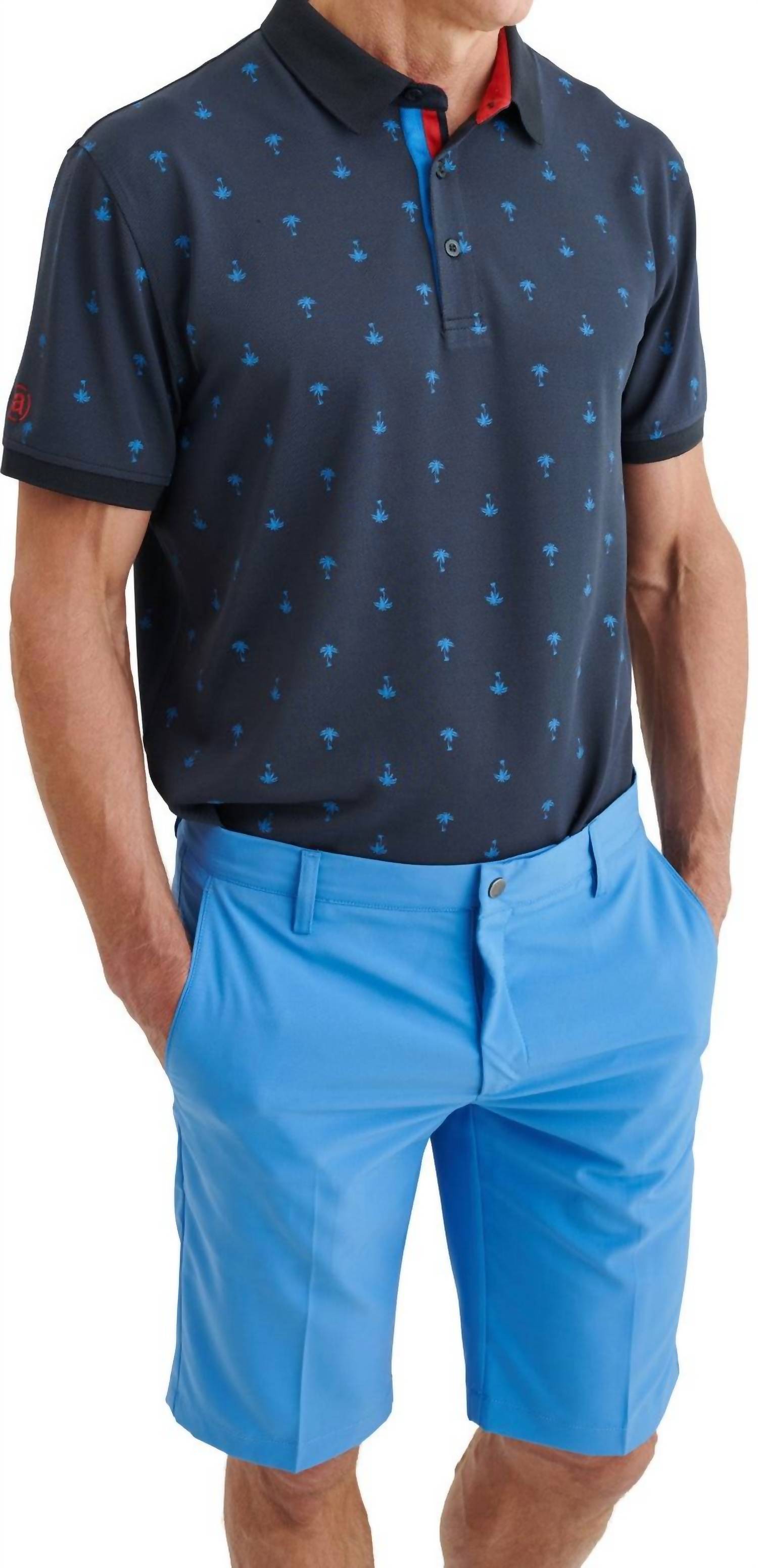 

Мужское поло Hankley темно-синего цвета Abacus Sportswear US