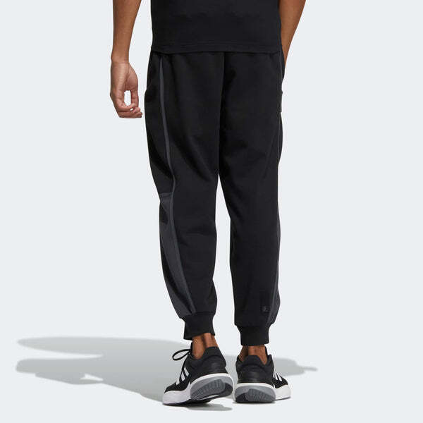 Спортивные штаны Adidas Wuji Knit Warm Pants 'Black', черный — фото 3