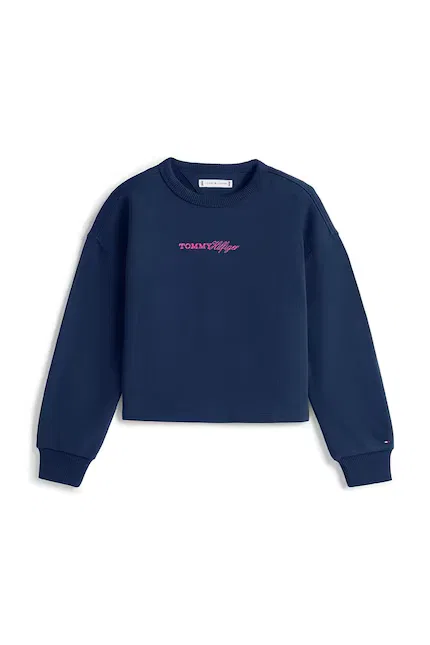 Худи детское Tommy Hilfiger, синий — фото 2