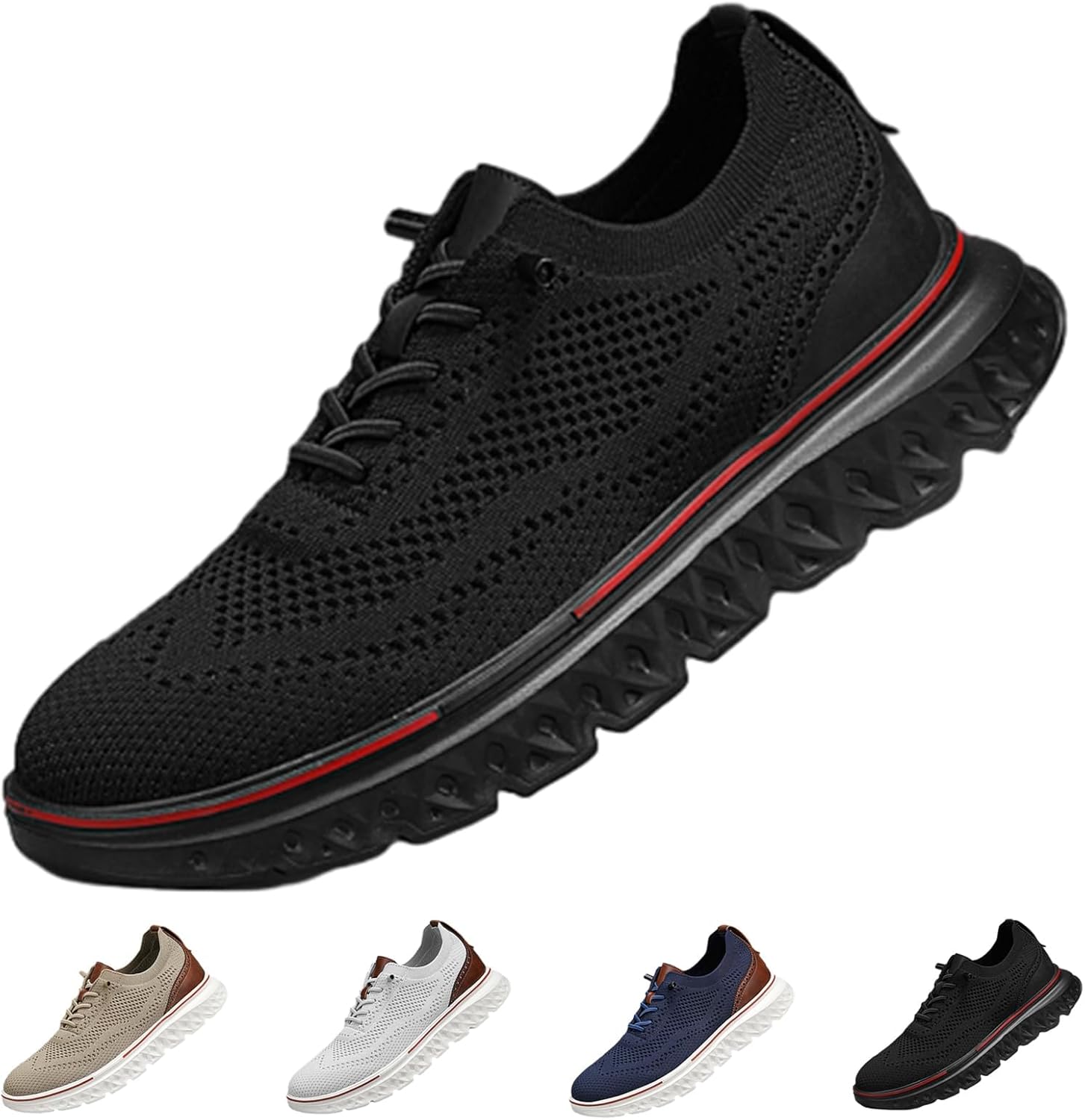 

Мужские удобные оксфорды, мужские слипоны без шнурков, легкие повседневные кроссовки для прогулок Lexoyes, черный