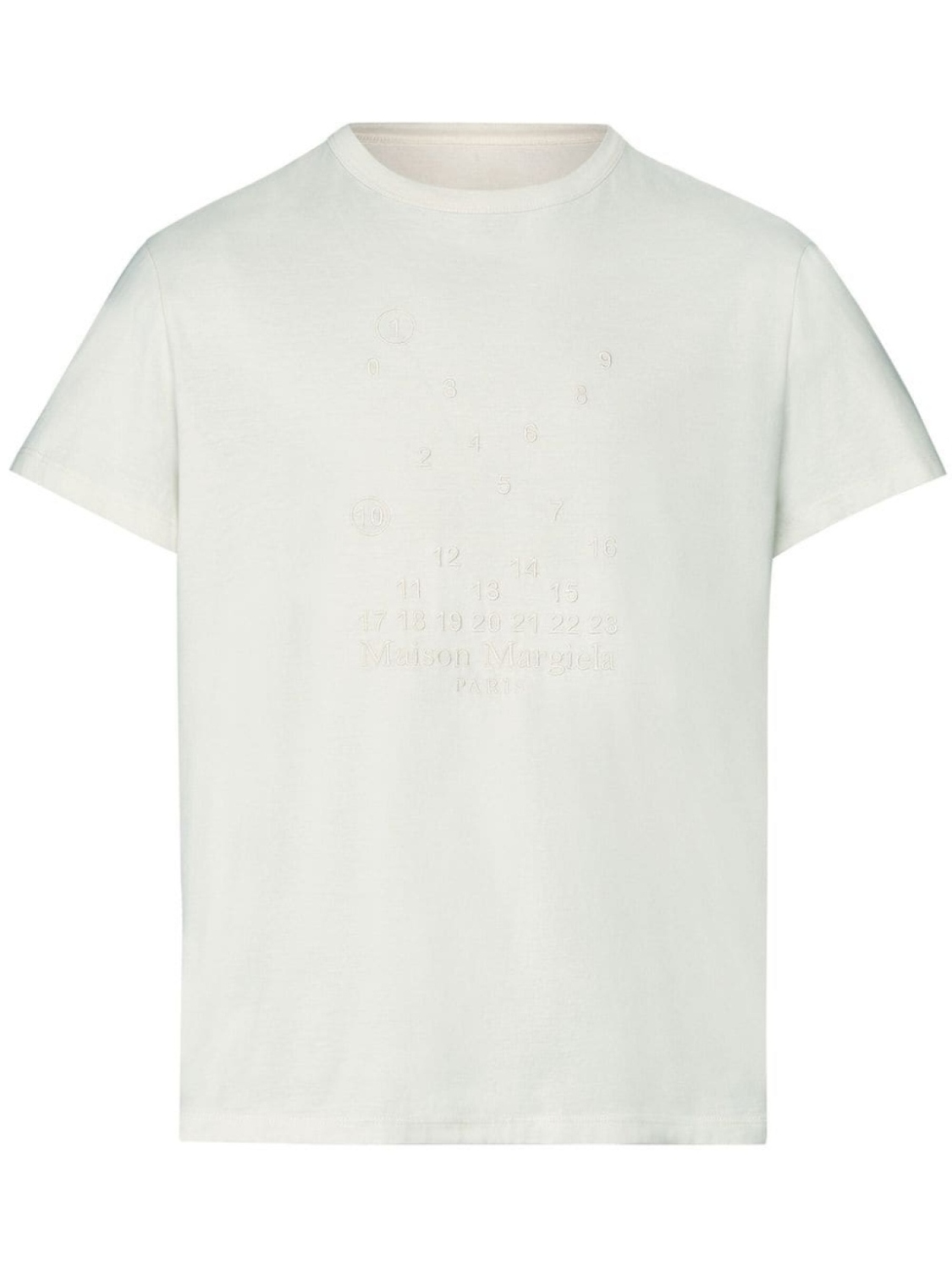 

Maison Margiela футболка Numeric с вышитым логотипом, белый
