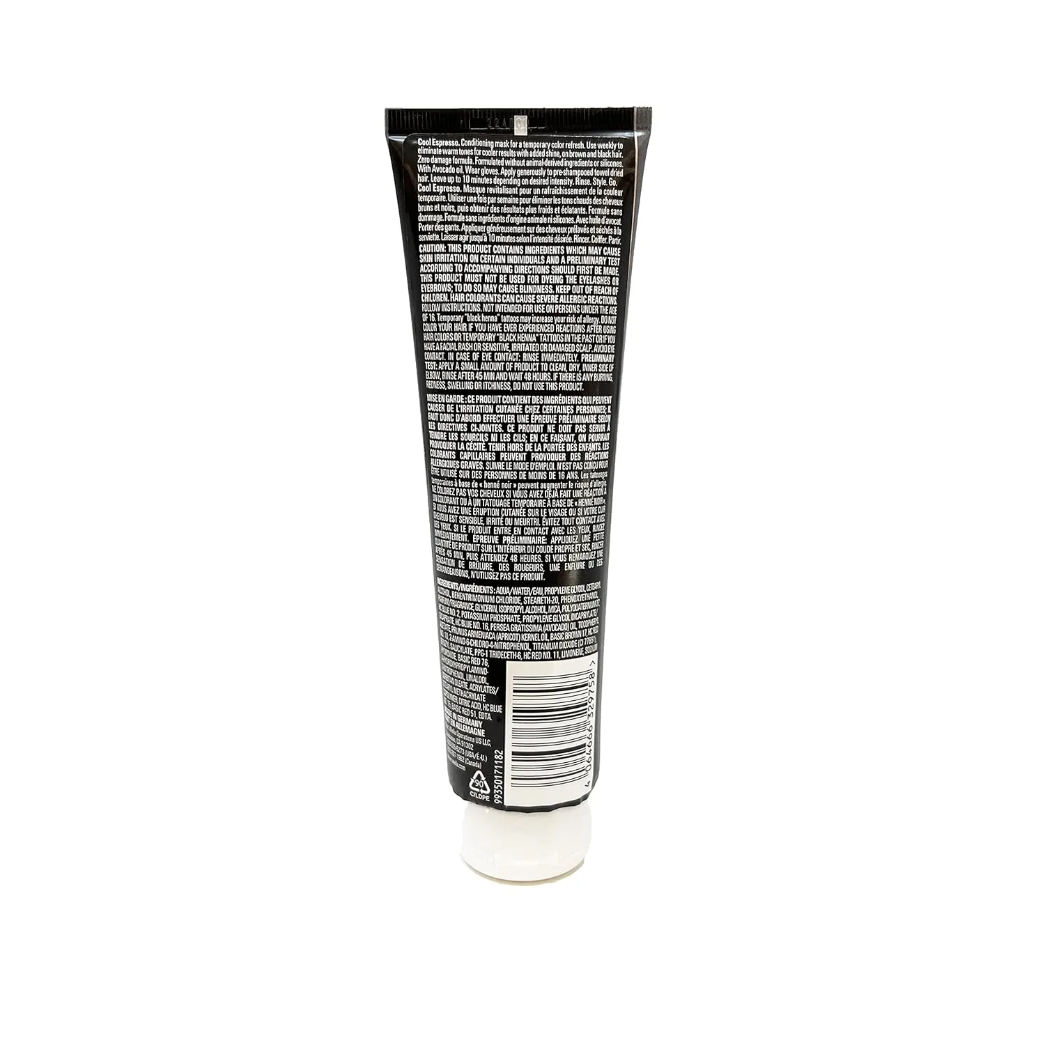 Wella Professionals Color Fresh Mask, Cool Espresso, натуральный оттенок, временное окрашивание, без повреждений, маска для волос с авокадо + Invigo Brilliance Miracle BB спрей для защиты цвета — фото 2