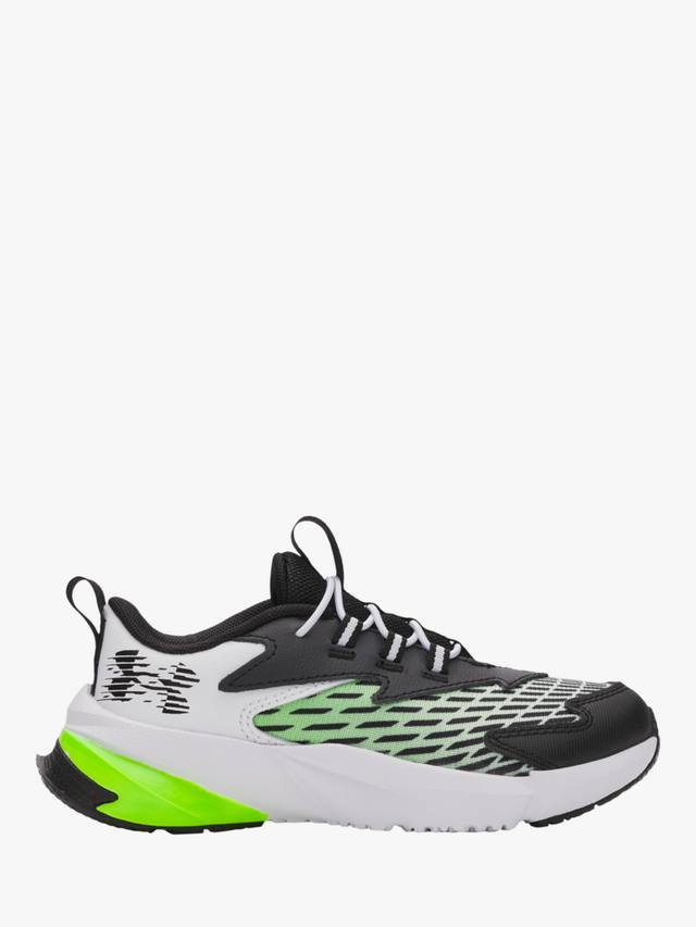 

Детские беговые кроссовки BPS Scramjet 7 Leather Under Armour, White/Green/Black