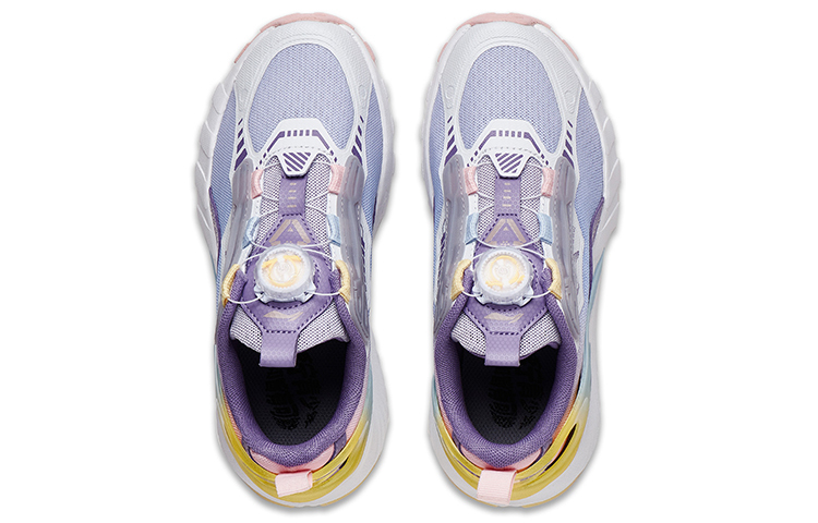 Кроссовки LINING YOUNG Sports Life Collection Kids Lifestyle Shoes GS Low-top Light Vine Purple / Standard White / Wind Bell Purple, фиолетовый — фото 3