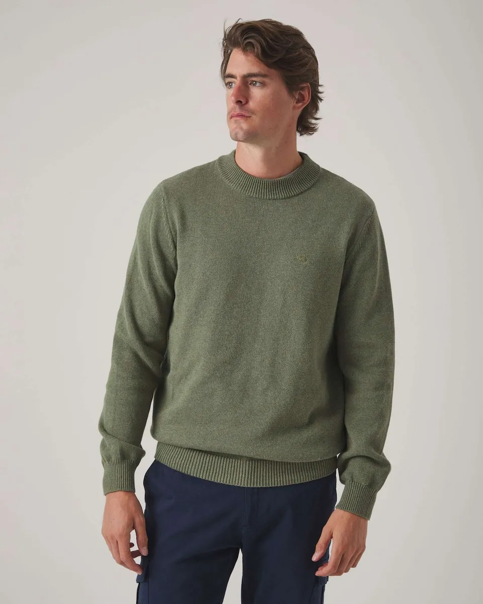 

Мужской свитер с высоким воротником Scotta 1985, хаки