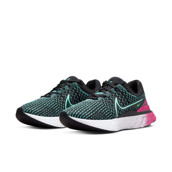 Кроссовки react infinity run flyknit 3 Nike, черный — фото 3