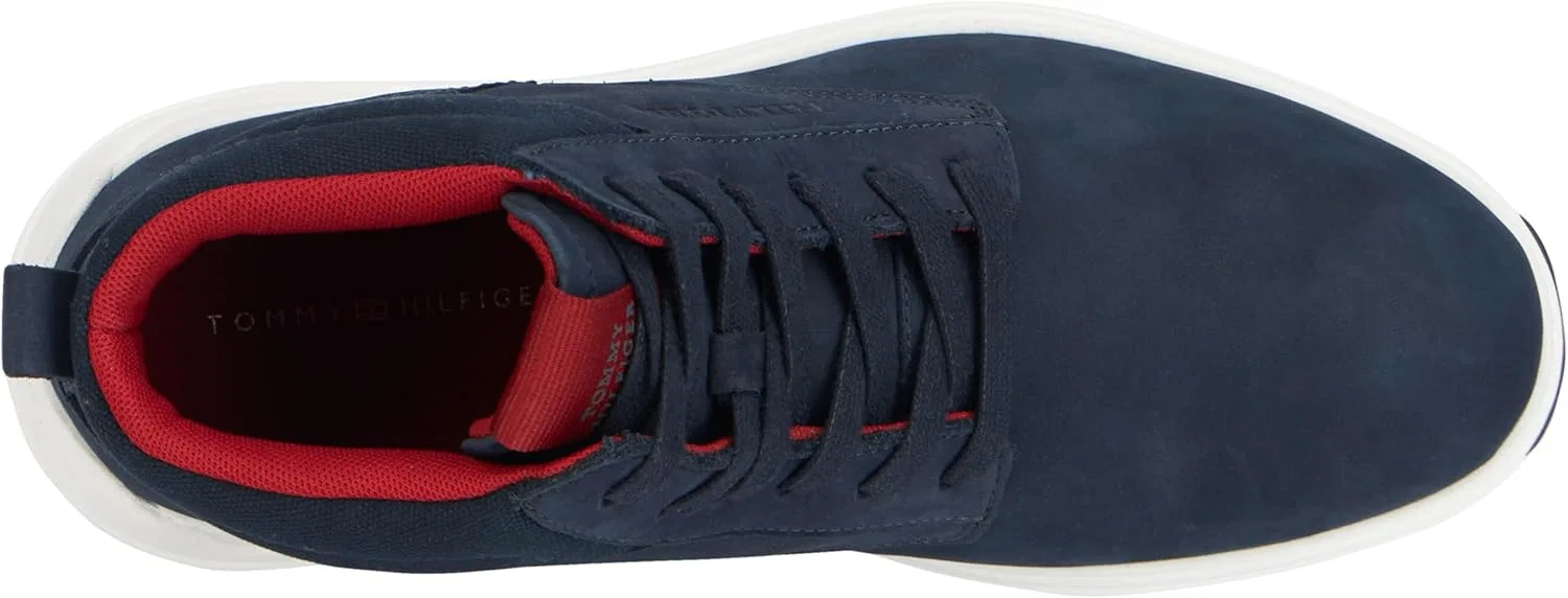 Мужские низкие ботинки Tommy Hilfiger из гибридной кожи, модель «чукка», Blue Desert Sky — фото 3