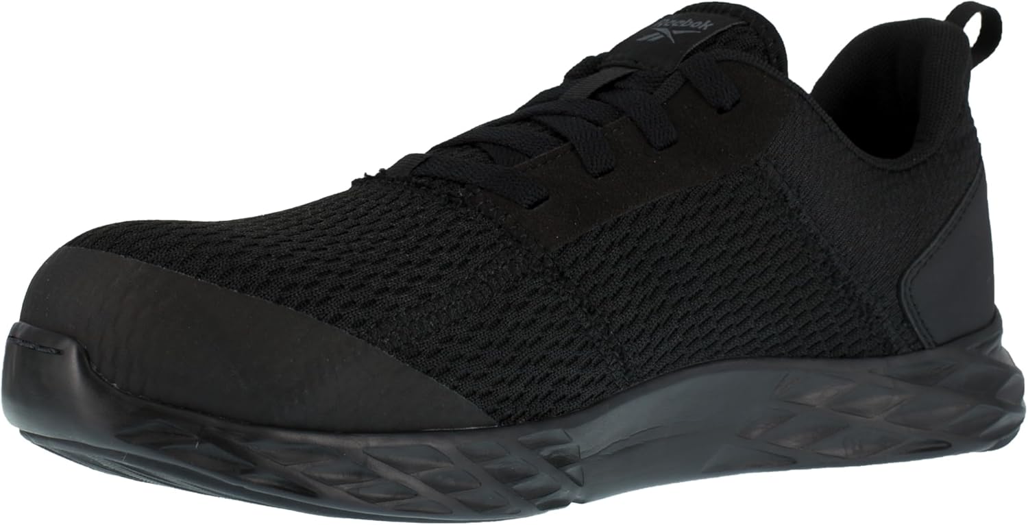 Мужские оксфорды Reebok Work Astroride Strike с композитным носком, черный — фото 4