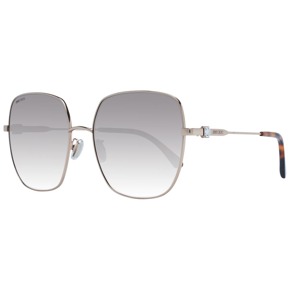 

Золотые женские солнцезащитные очки Jimmy Choo Eyewear