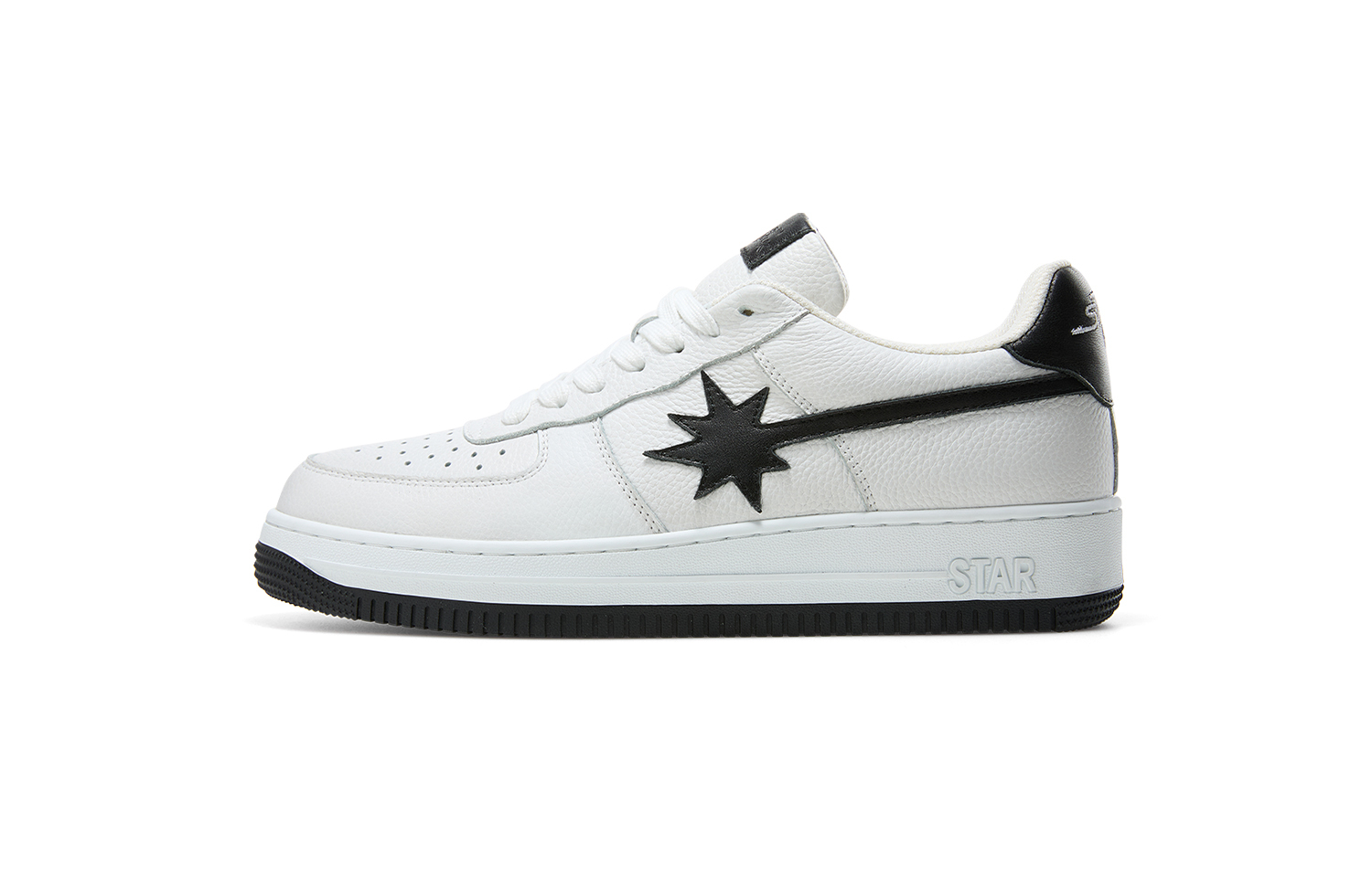 Кроссовки starwalk soldier Skateboarding Shoes Unisex Low-top Black, белый