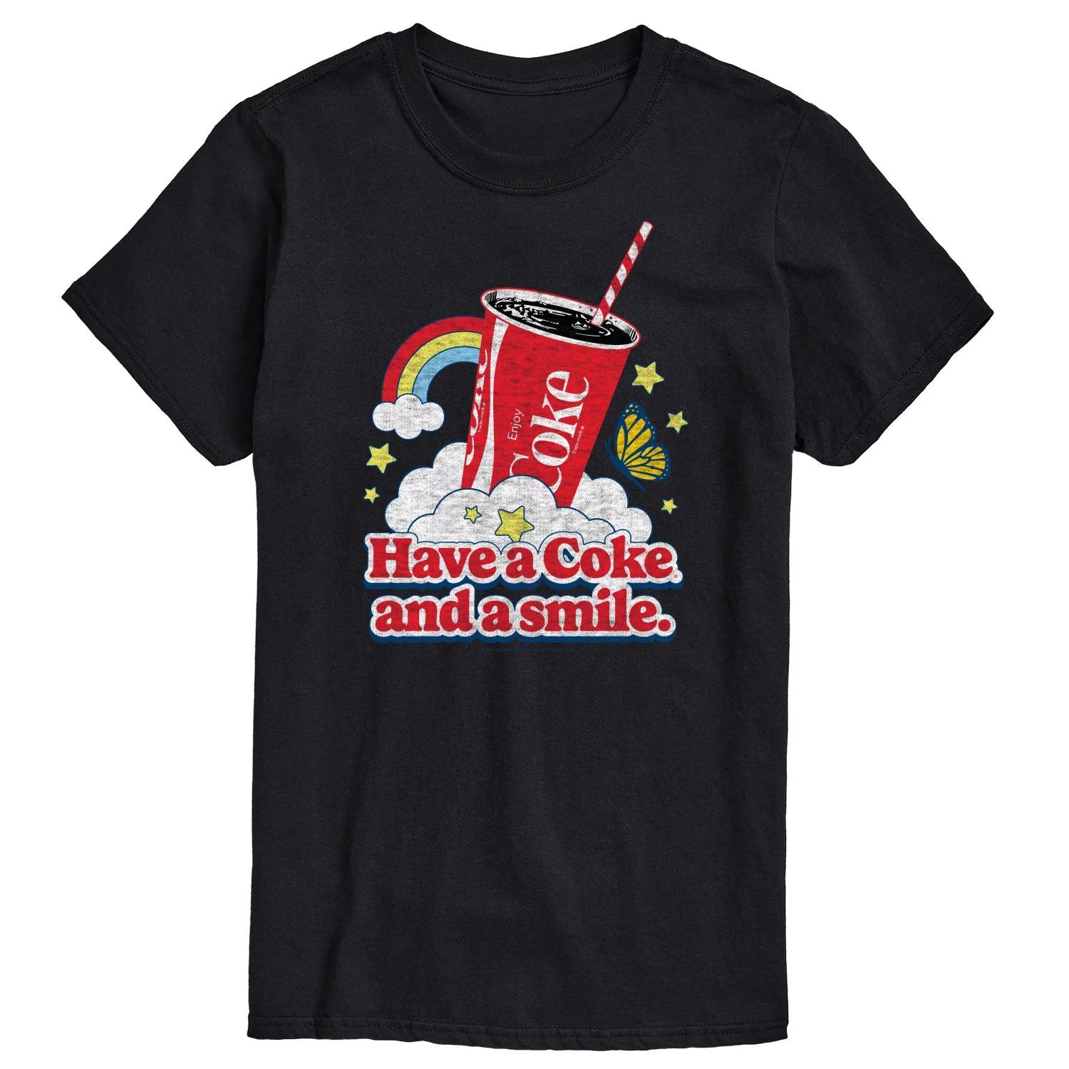 

Мужская футболка Coca-Cola с рисунком Coke And A Smile Licensed Character