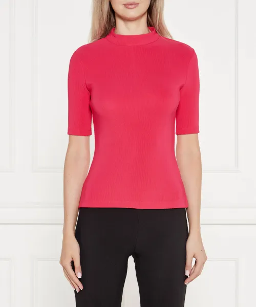 

Блузка Дагун Slim fit Hugo, розовый