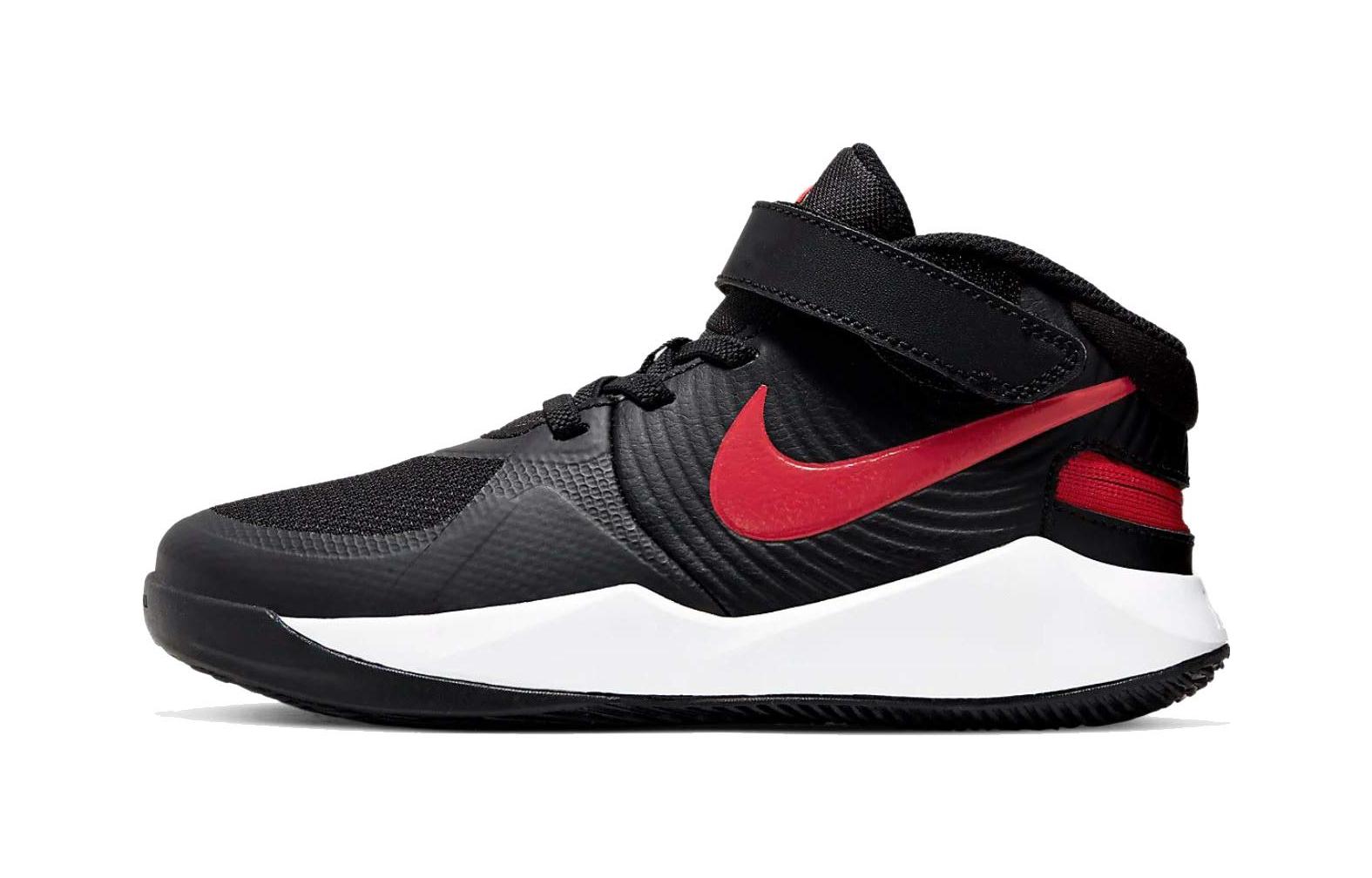 

Nike Баскетбольные кроссовки Team Hustle D 9 FlyEase Low Top для детей, черные, красные, для детей от 3 до 7 лет