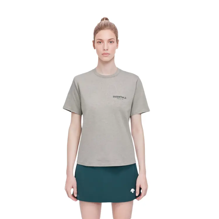 Футболка Fear Of God Essentials Core Collection FW21, серый — фото 3