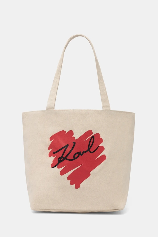 

Двусторонняя сумка Karl Lagerfeld, бежевый