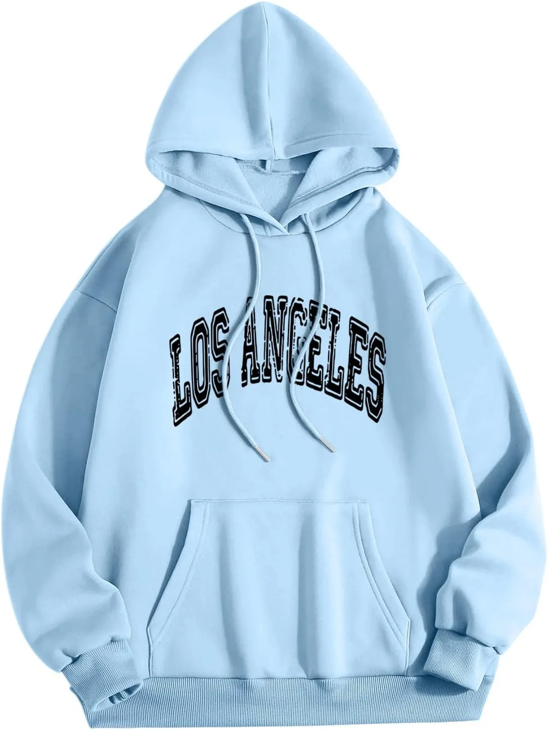 

Толстовка с капюшоном Los Angeles California Anime Solid Preppy