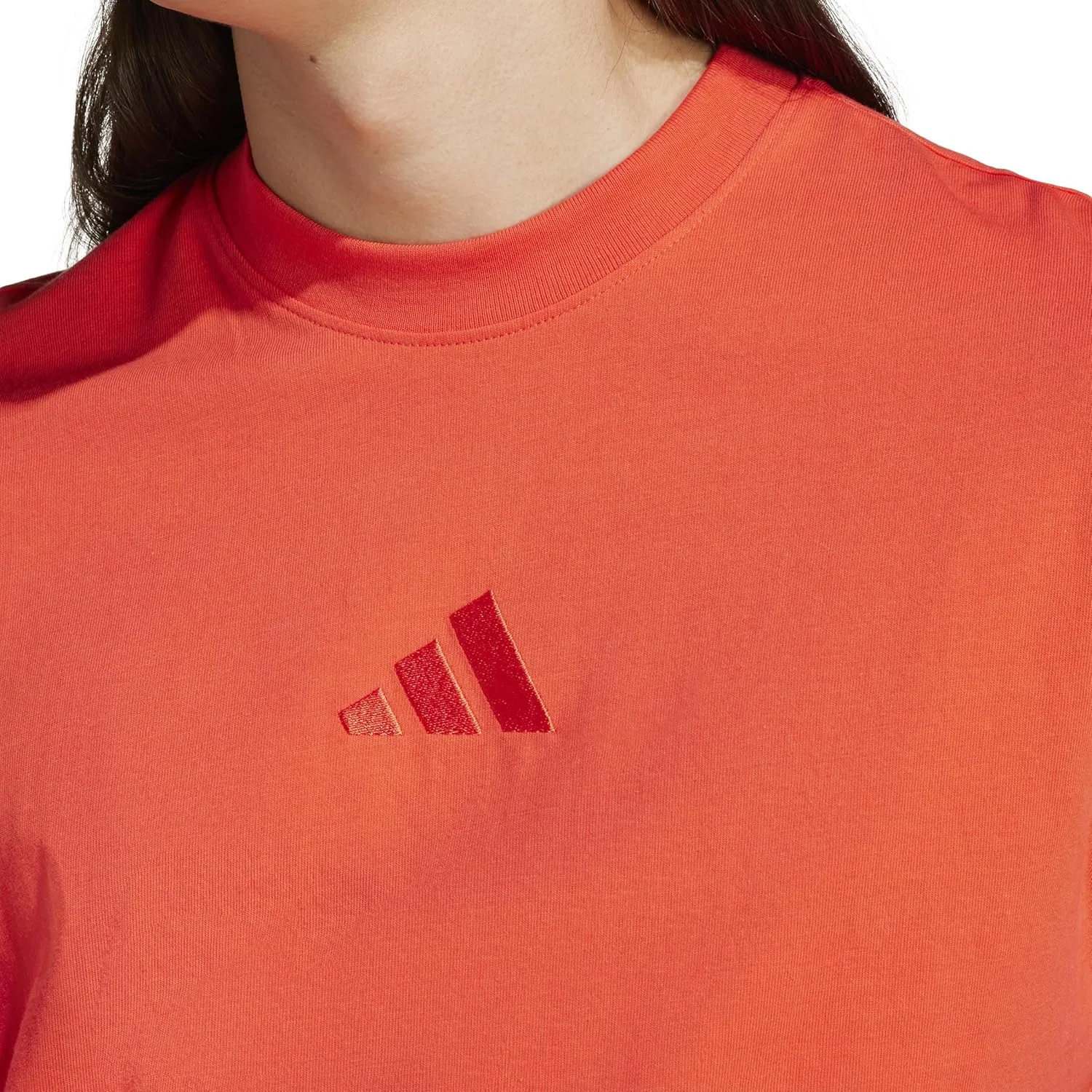 Футболка свободного кроя adidas, Bright Red — фото 4