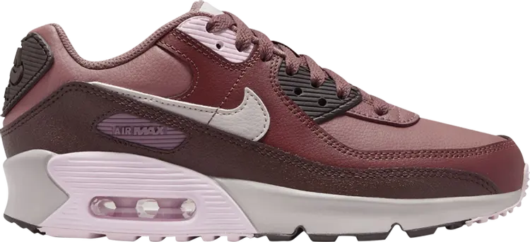 

Кроссовки Air Max 90 Leather GS 'Smokey Mauve Earth', розовый