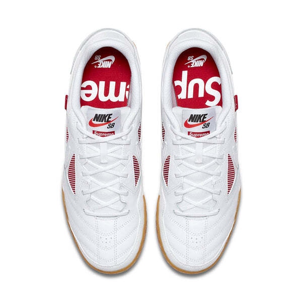 Кроссовки x supreme gato sb Nike, белый — фото 4
