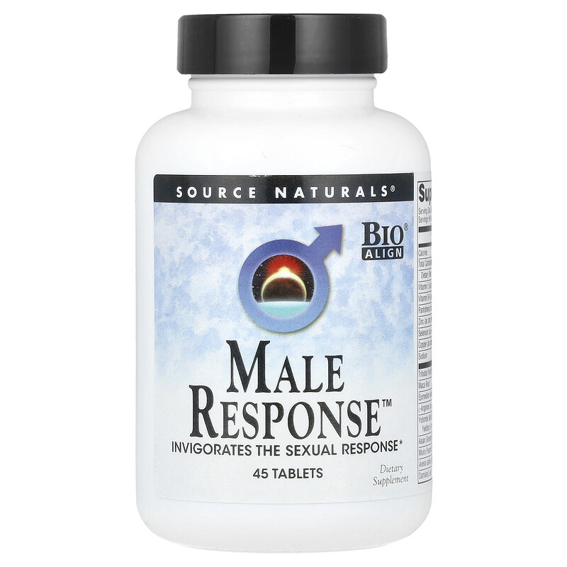 

Source Naturals, Male Response , 45 таблеток