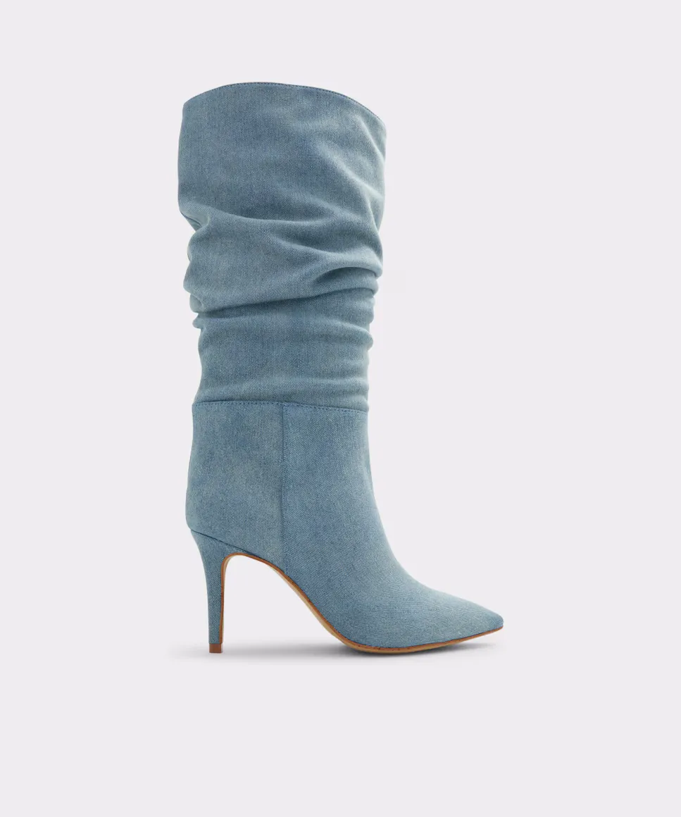 

Женские текстильные сапоги с острым носком Aldo, синий