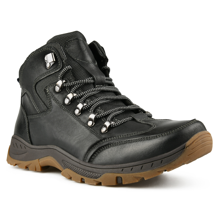 

Мужские повседневные ботинки черные Tendenz, Черный, Мужские повседневные ботинки черные Tendenz