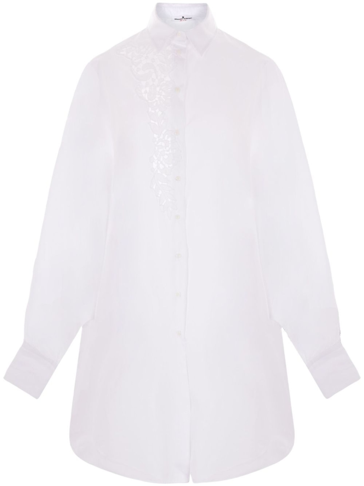 

Ermanno Scervino рубашка с вышивкой, белый